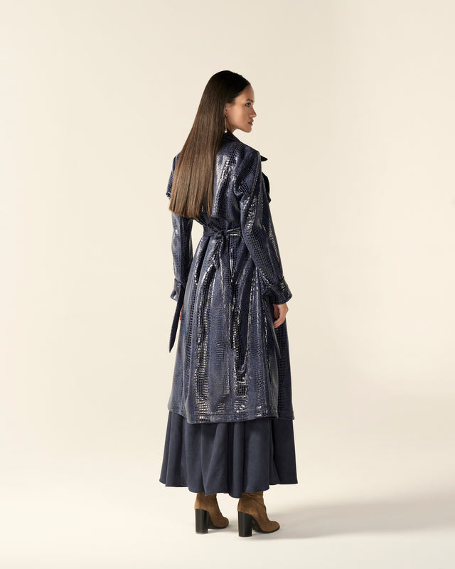 LONG NY TRENCH IN GATOR