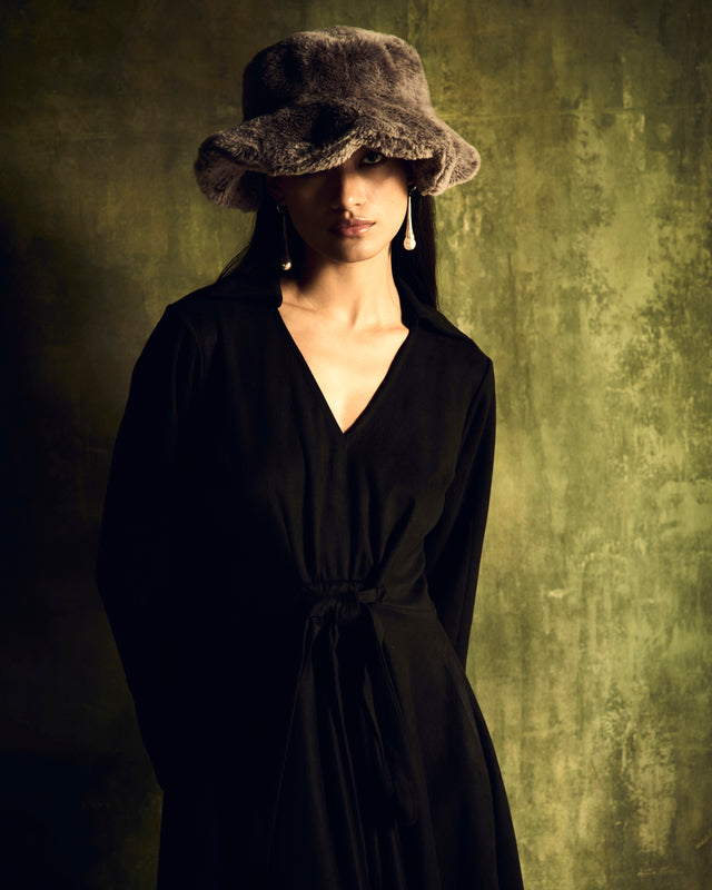 MEADOW DRESS IN SUEDE