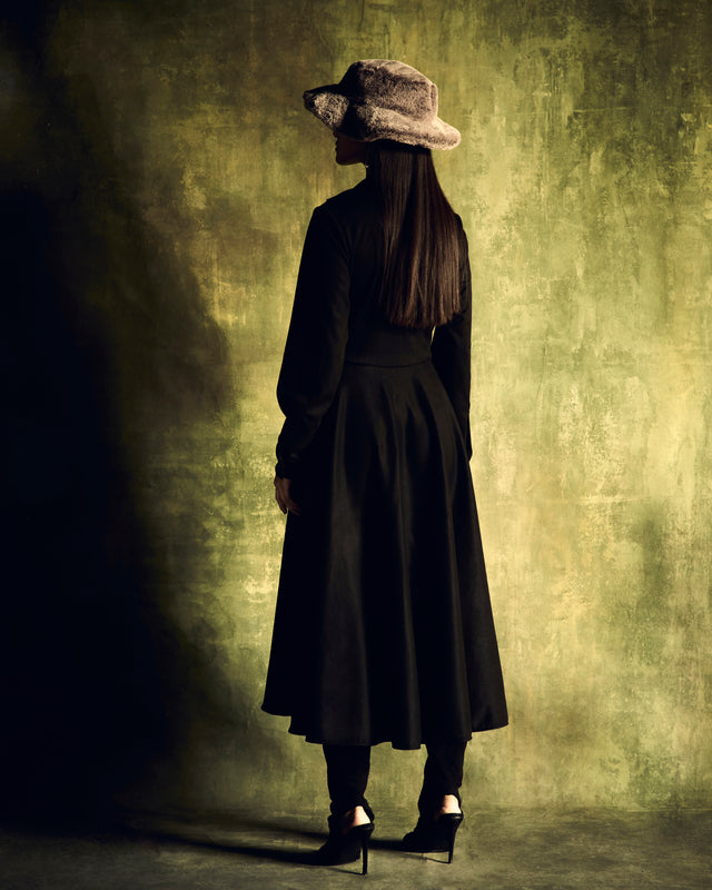 MEADOW DRESS IN SUEDE
