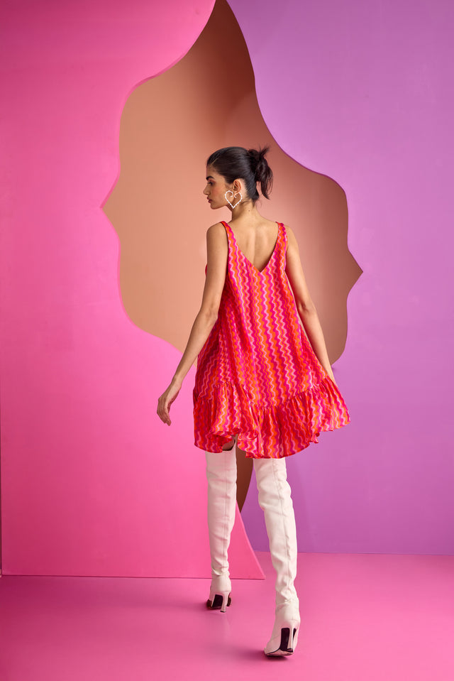 SHORT SUMMER DRESS IN AURA