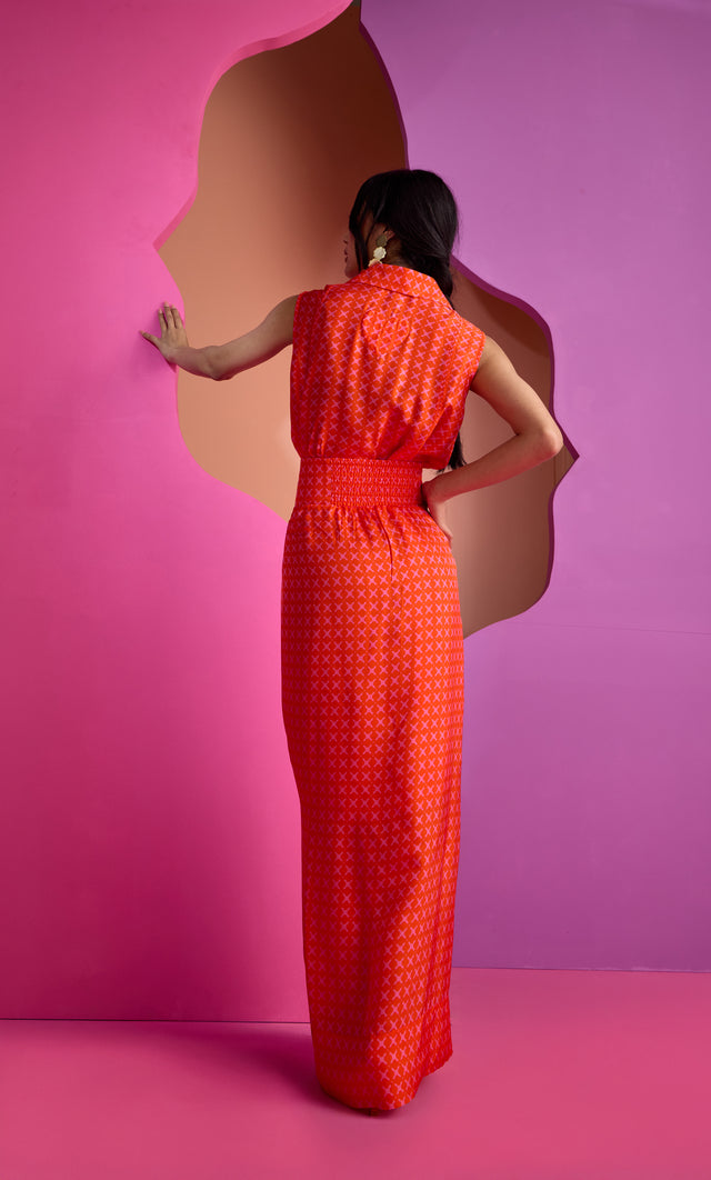 HOLIDAY SHIRT IN TESSERA (SLEEVELESS)