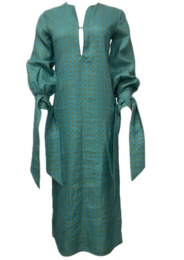 LONG TUNIC DRESS IN TESSERA