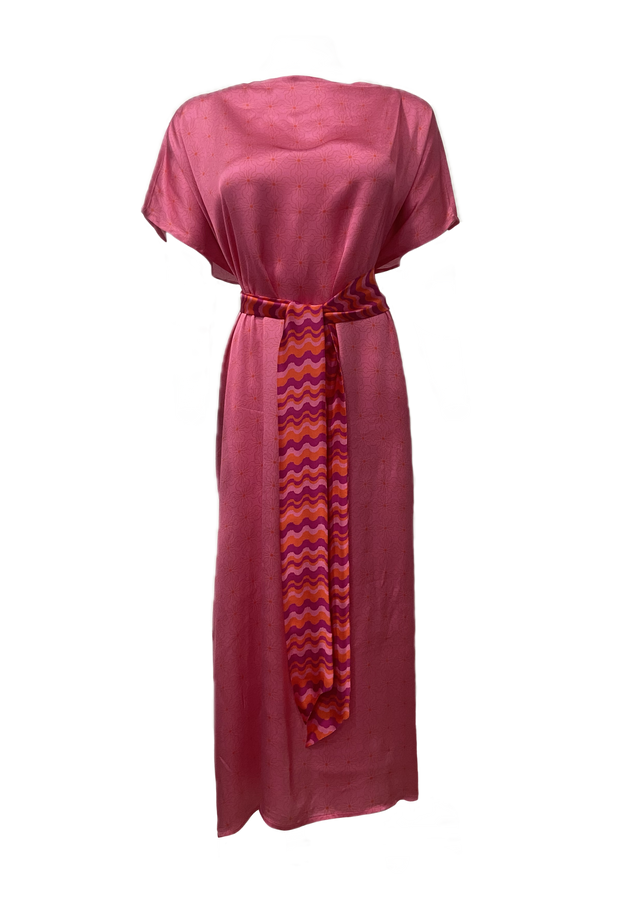DOBBY DRESS IN NEBULA