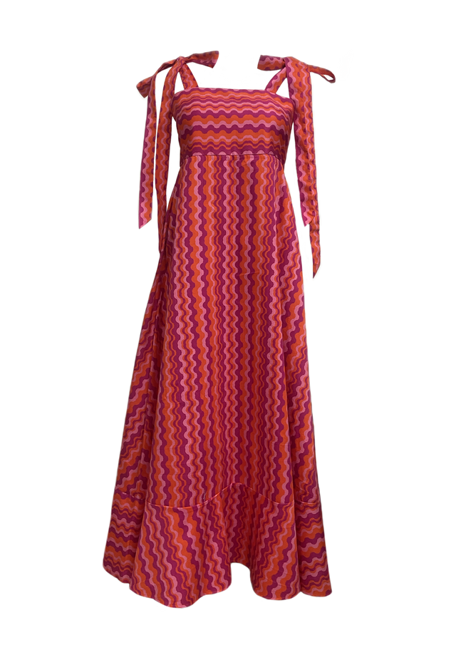 WAVE DRESS IN AURA