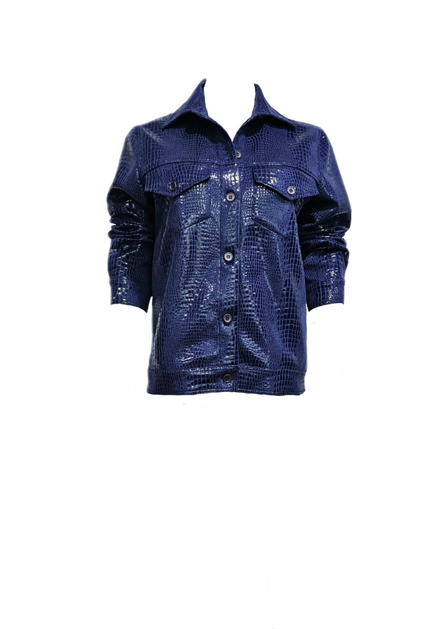 TRUCKER JACKET IN GATOR