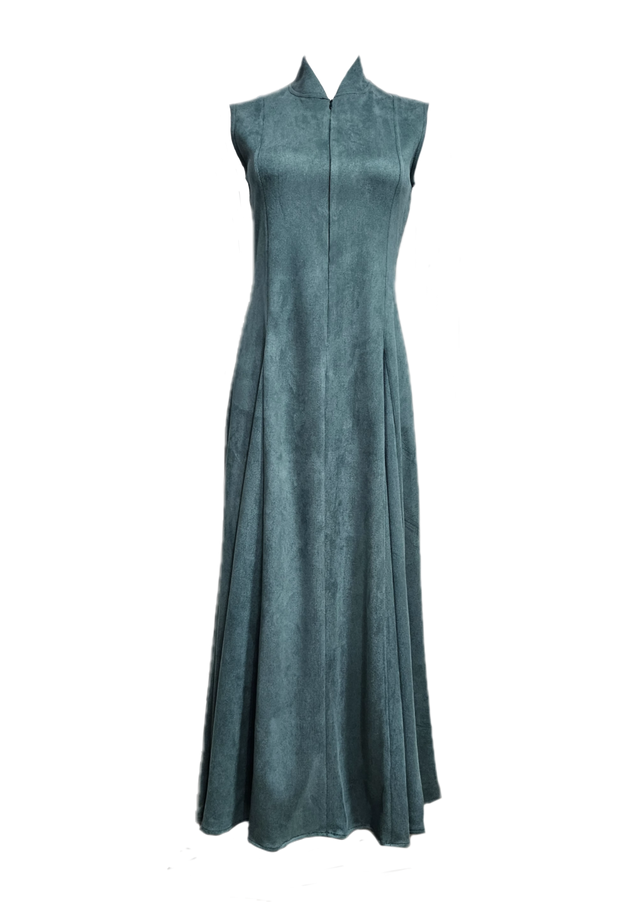 LONG SCULPTED DRESS