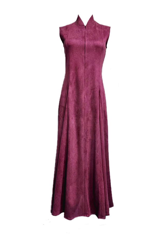 LONG SCULPTED DRESS