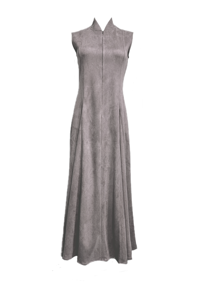 LONG SCULPTED DRESS