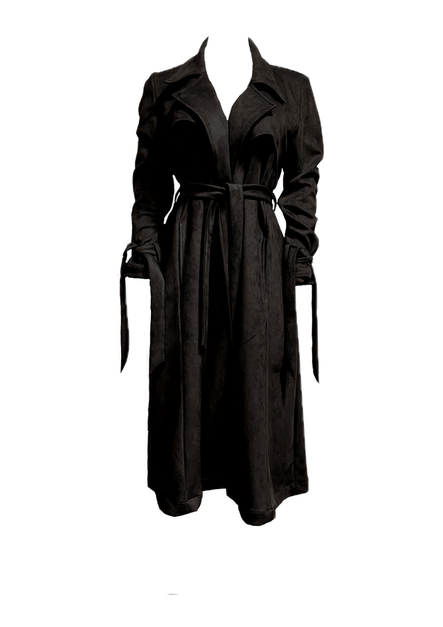 PARISIAN TRENCH COAT IN SUEDE