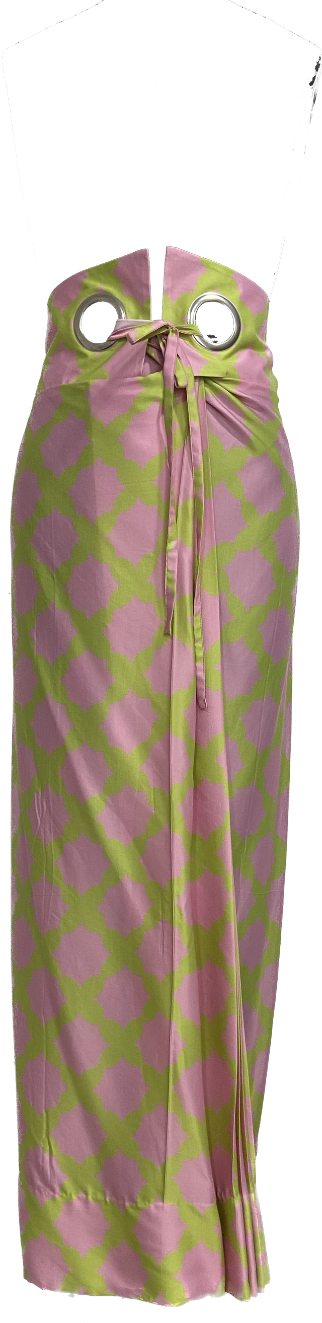 COCKTAIL SKIRT IN MESH PRINT