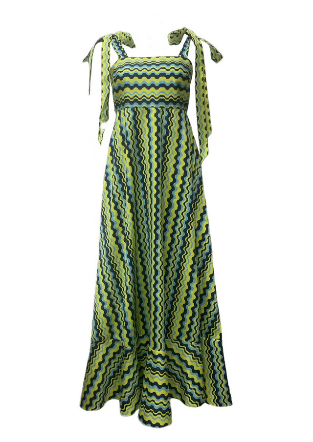 WAVE DRESS IN AURA