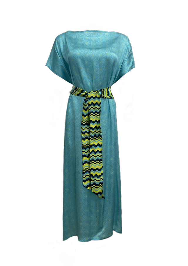 DOBBY DRESS IN NEBULA