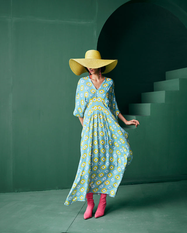 WENOS KAFTAN IN MOMO PRINT