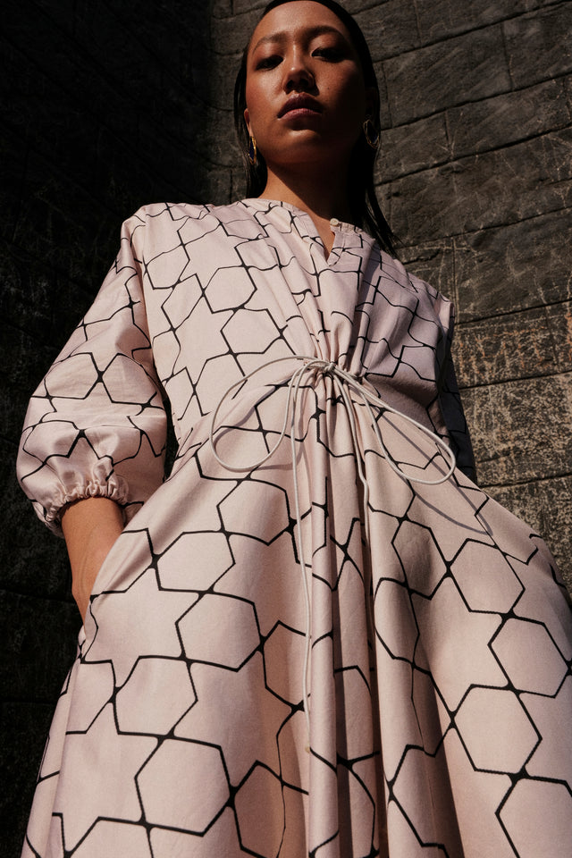 MEADOW DRESS IN MESH