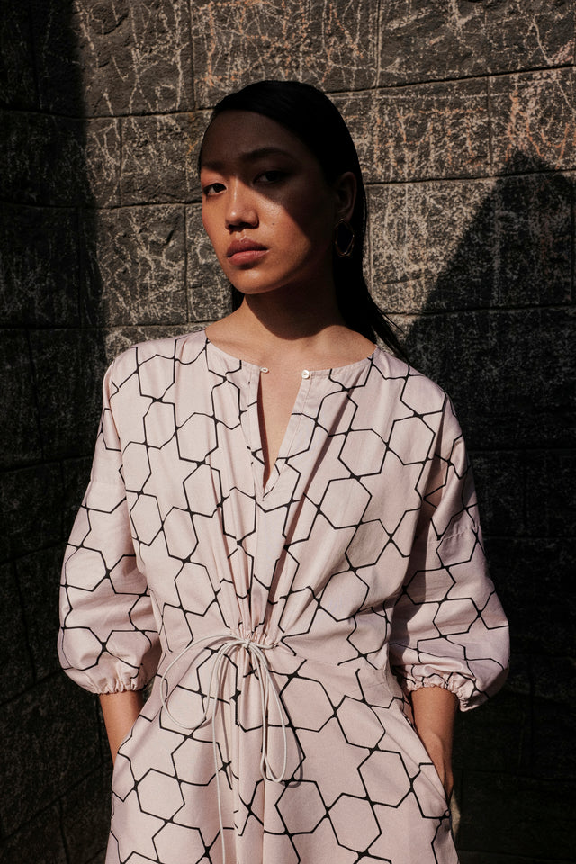 MEADOW DRESS IN MESH