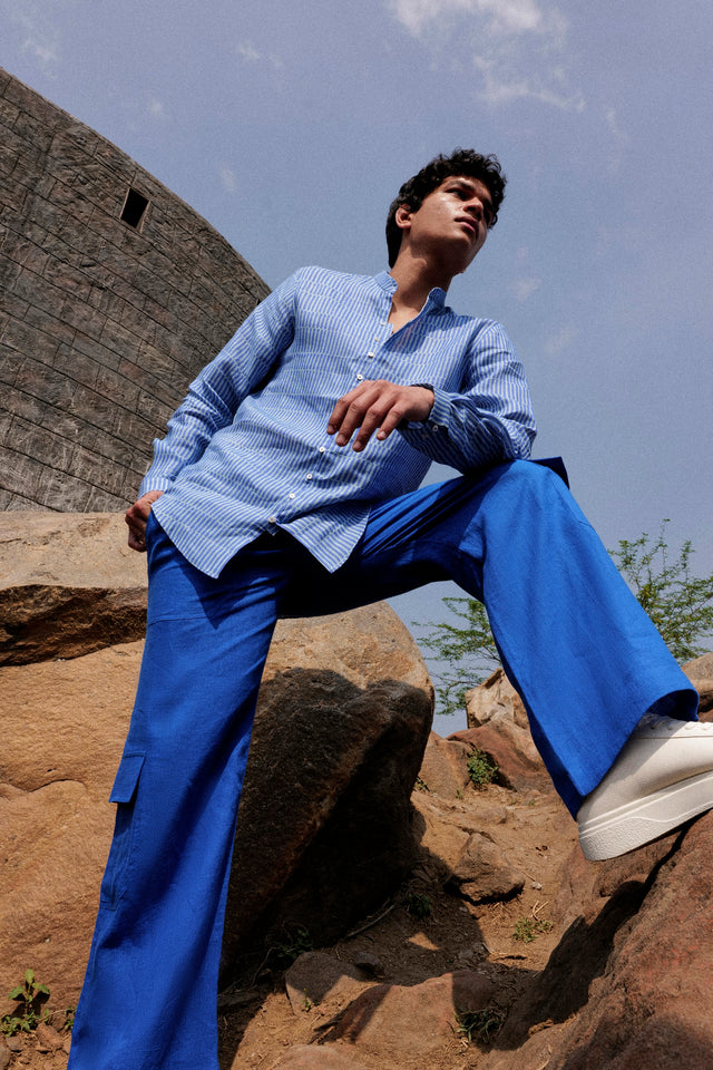 MEN'S LINEN RELAXED JOGGER IN COLOR