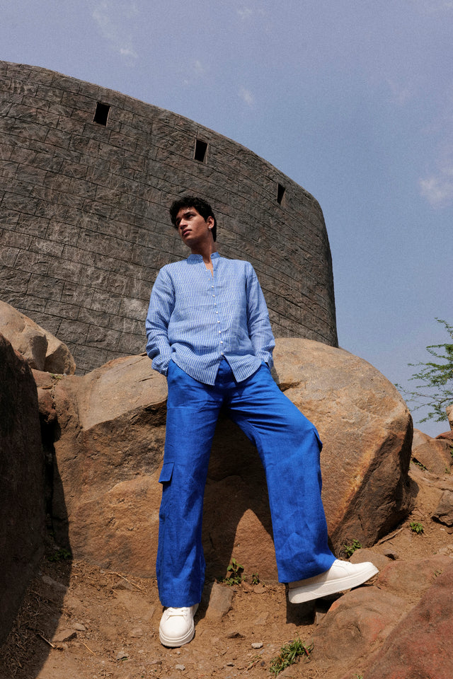 MEN'S LINEN RELAXED JOGGER IN COLOR
