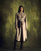 FRIDAY SHIRT DRESS IN SUEDE