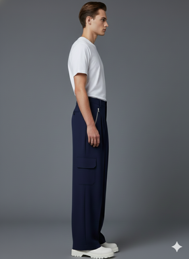 ZIPPER STRAIGHT PANT