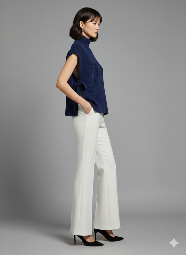 CABLE SWEATER OVERLAY