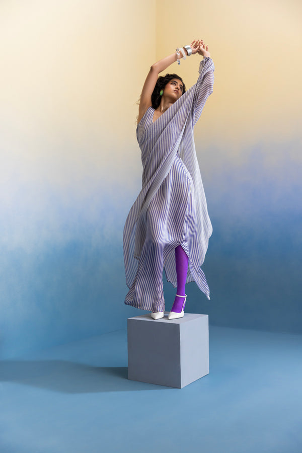 SARI DRAPE DRESS