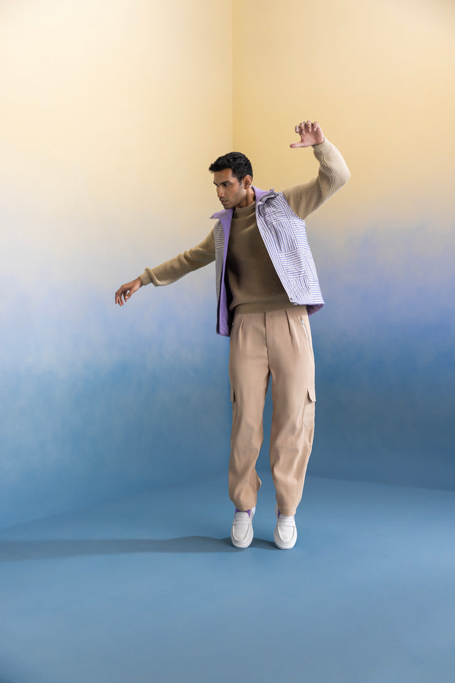 ZIPPER STRAIGHT PANT