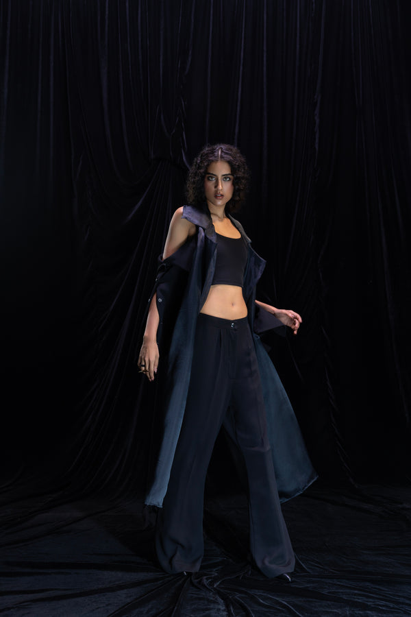 ORGANZA TRENCH OVERLAY