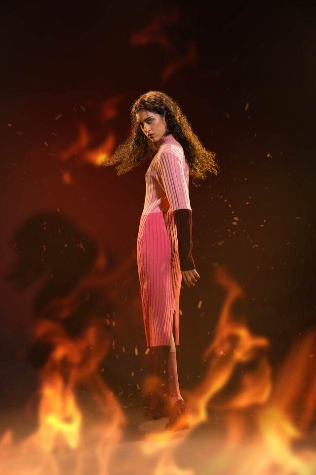 FIRE KNIT DRESS