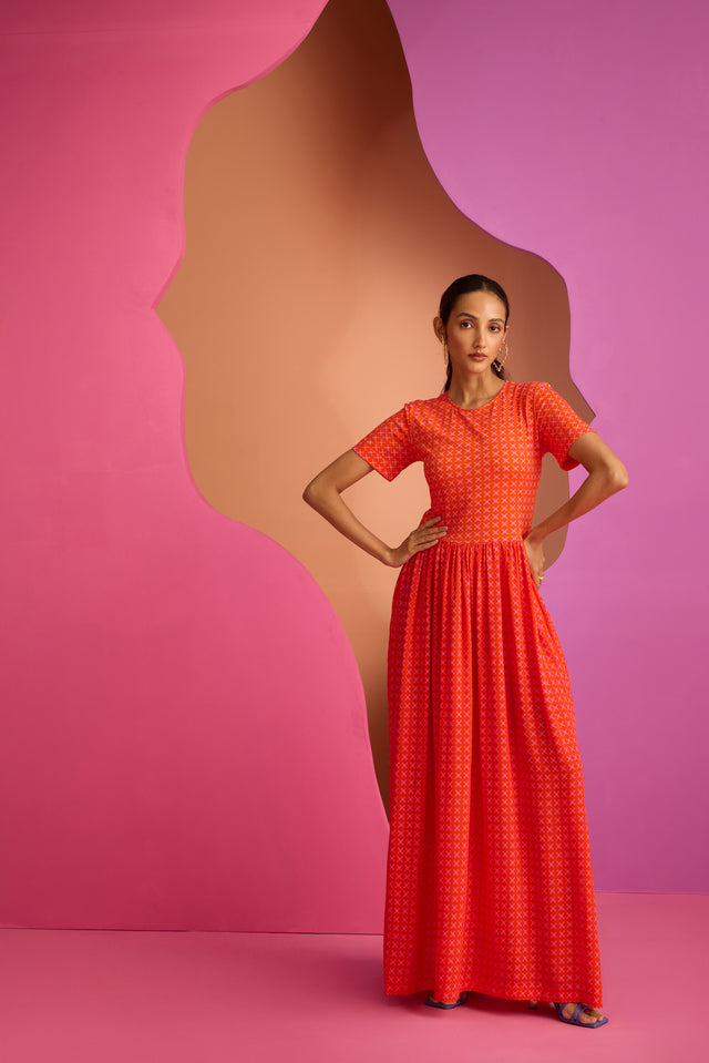 SAILOR DRESS IN TESSERA