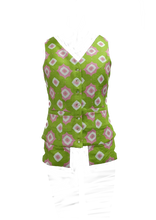 Load image into Gallery viewer, UTILITY VEST IN MOMO PRINT
