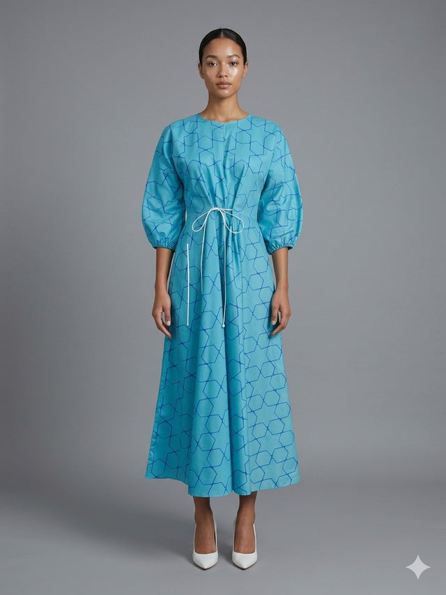 MEADOW DRESS IN MESH