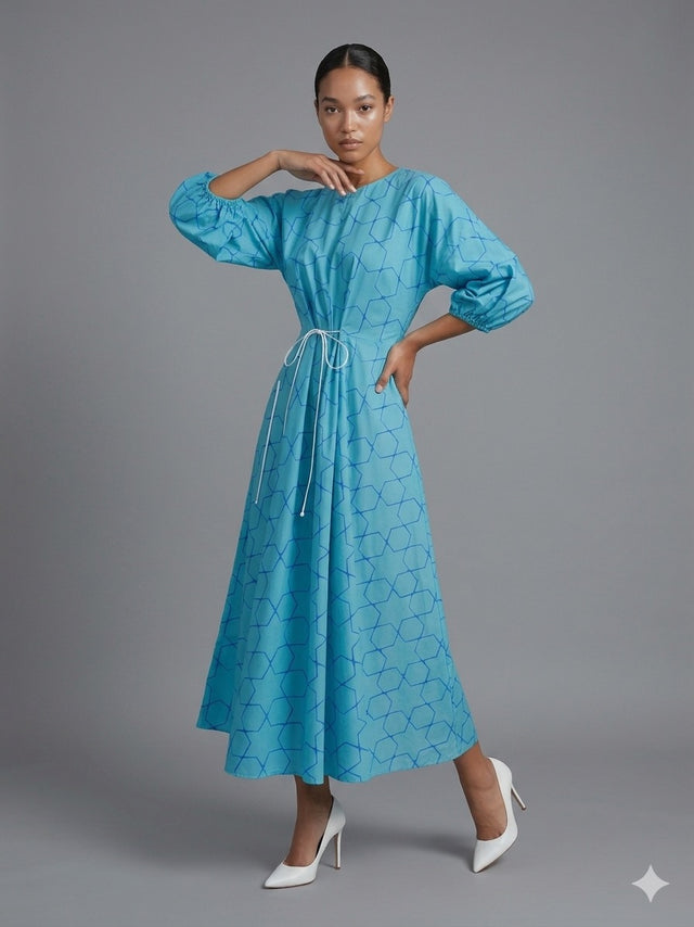MEADOW DRESS IN MESH