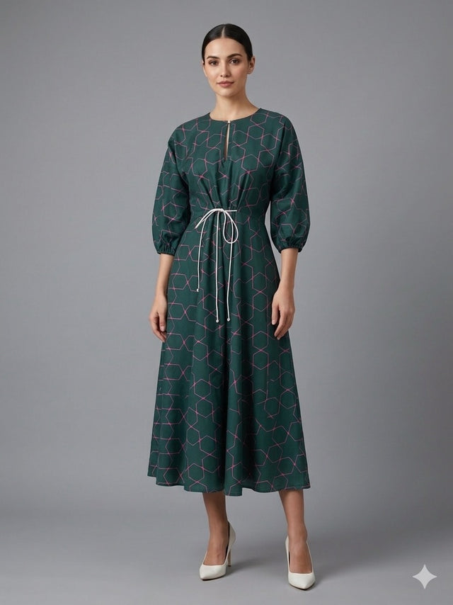 MEADOW DRESS IN MESH