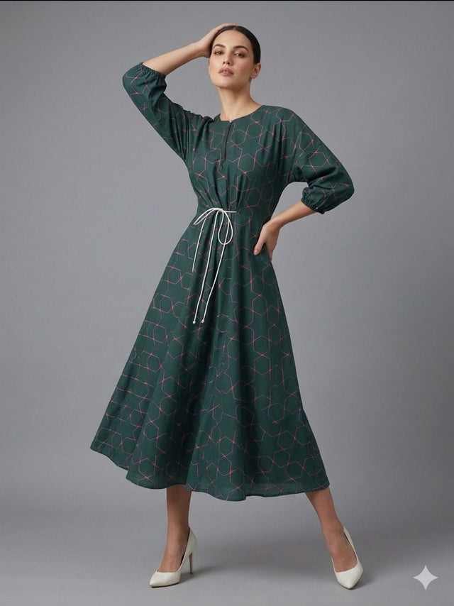 MEADOW DRESS IN MESH