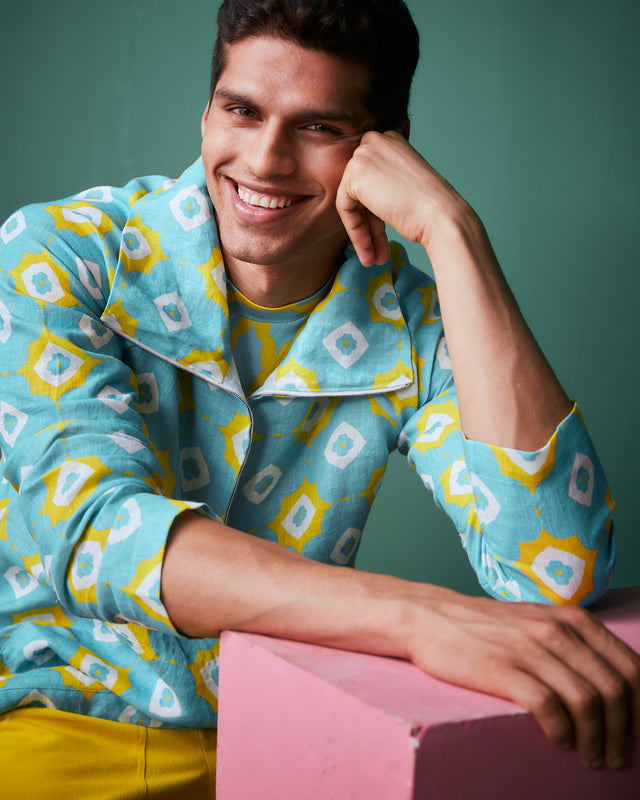 SPORTS SHIRT IN MOMO PRINT
