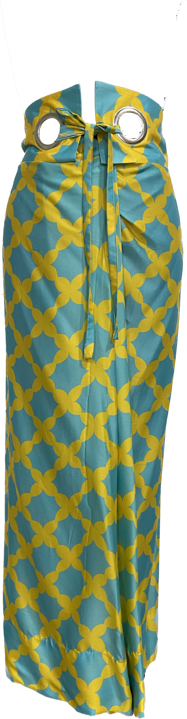 COCKTAIL SKIRT IN MESH PRINT