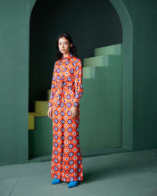Load image into Gallery viewer, HIGH WAIST PANT IN MOMO PRINT
